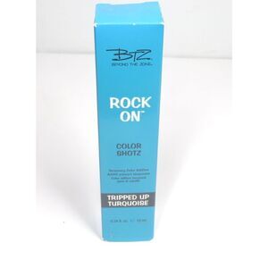 BTZ Rock On Color Shotz Temporary Color Tripped Up Turquoise .34 Fl oz New in Bo
